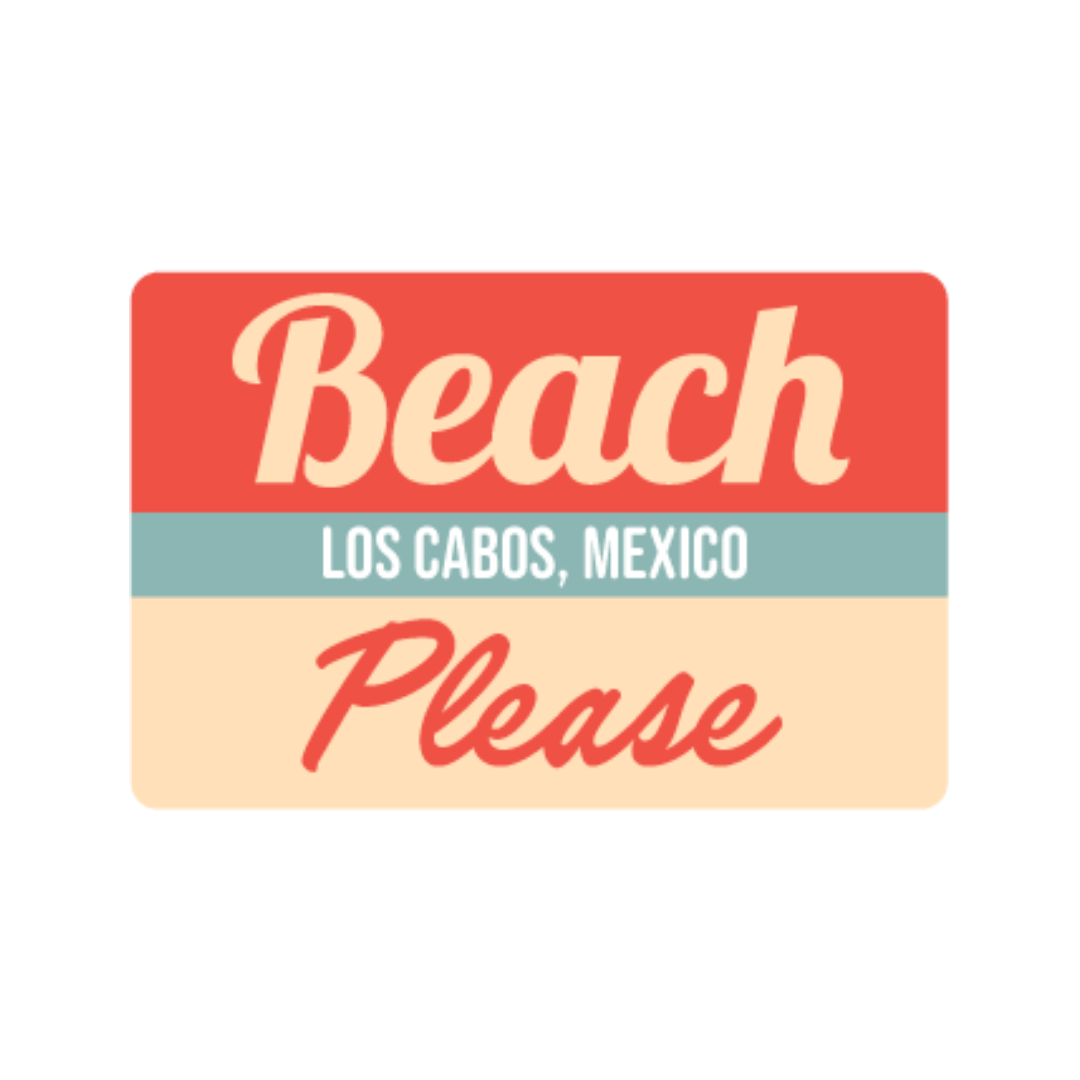 Beach Please | Foam Trucker | White Foam | Name Drop