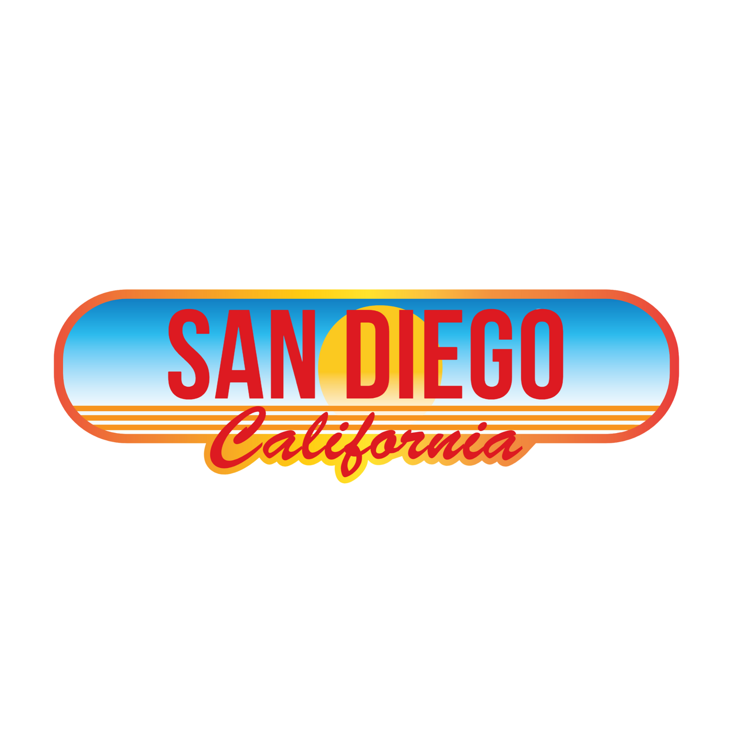California Sunset | Foam Trucker | White Foam | Name Drop