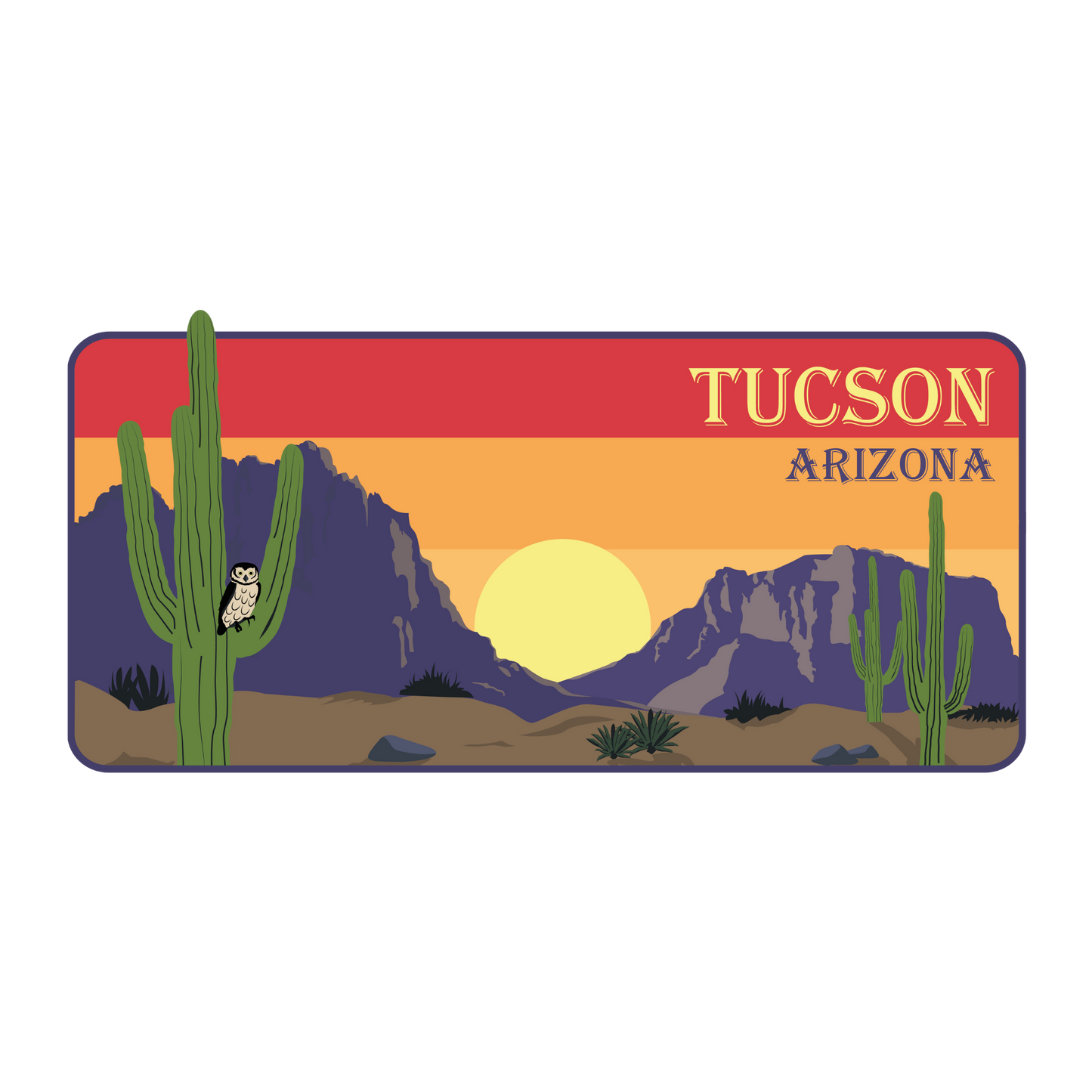 Desert Owl | Foam Trucker | White Foam | Name Drop