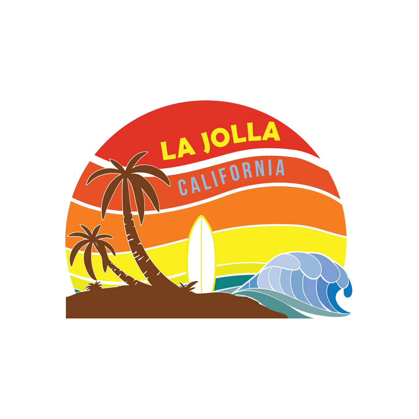 Island Sunset | Foam Trucker | Solid | Name Drop