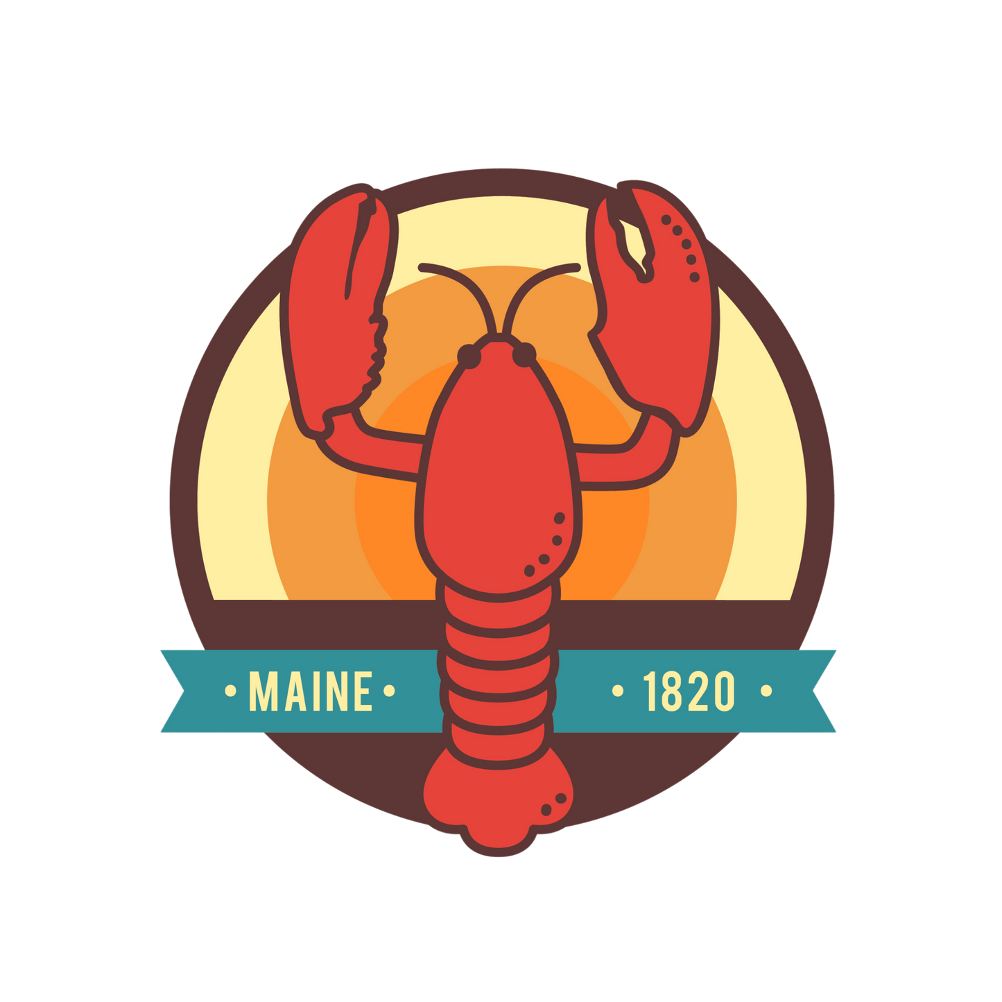 Maine Lobster | Foam Trucker | Solid | Name Drop