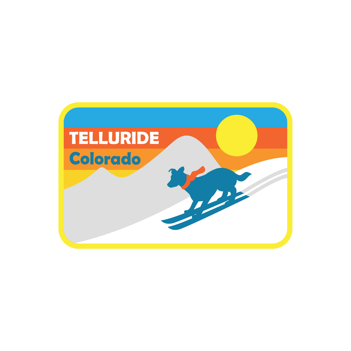 Ski Dog | Foam Trucker | Solid | Name Drop