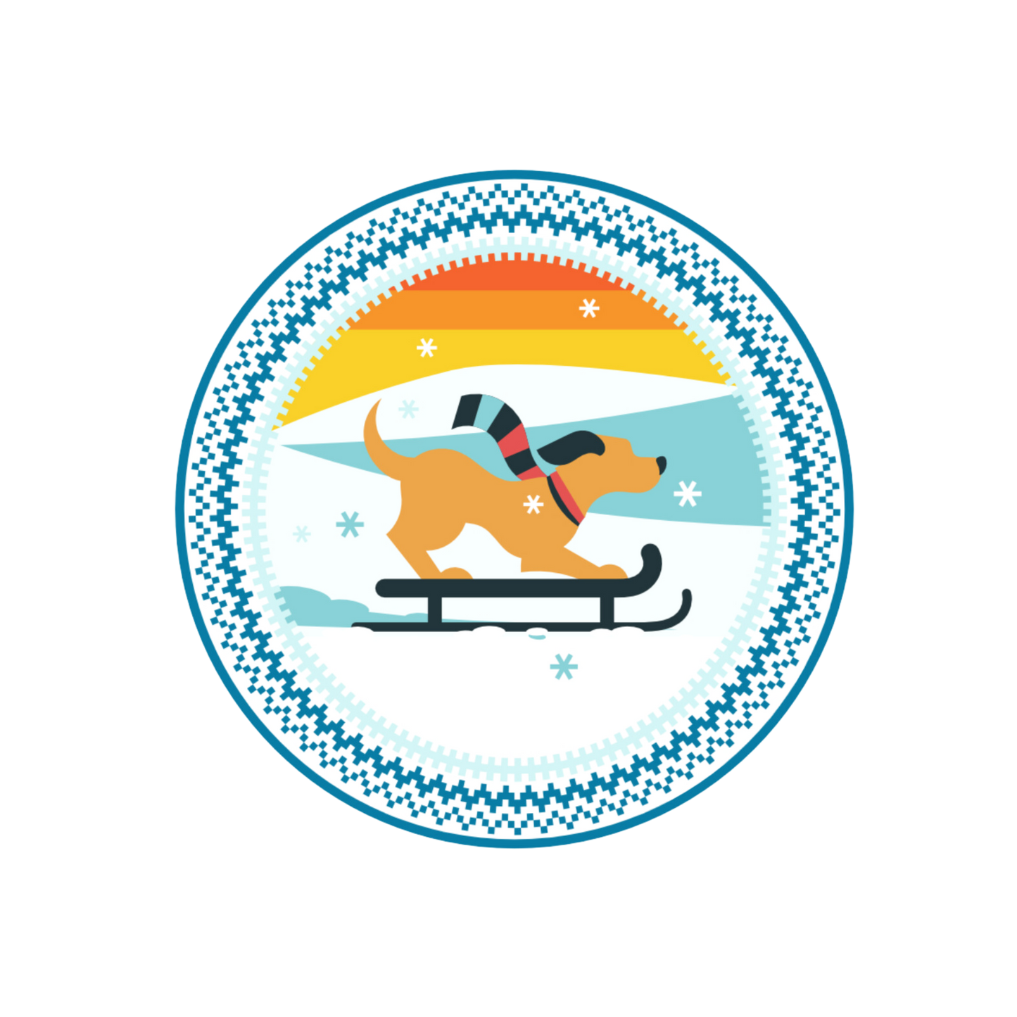 Sled Dog | Foam Trucker | Solid | Name Drop