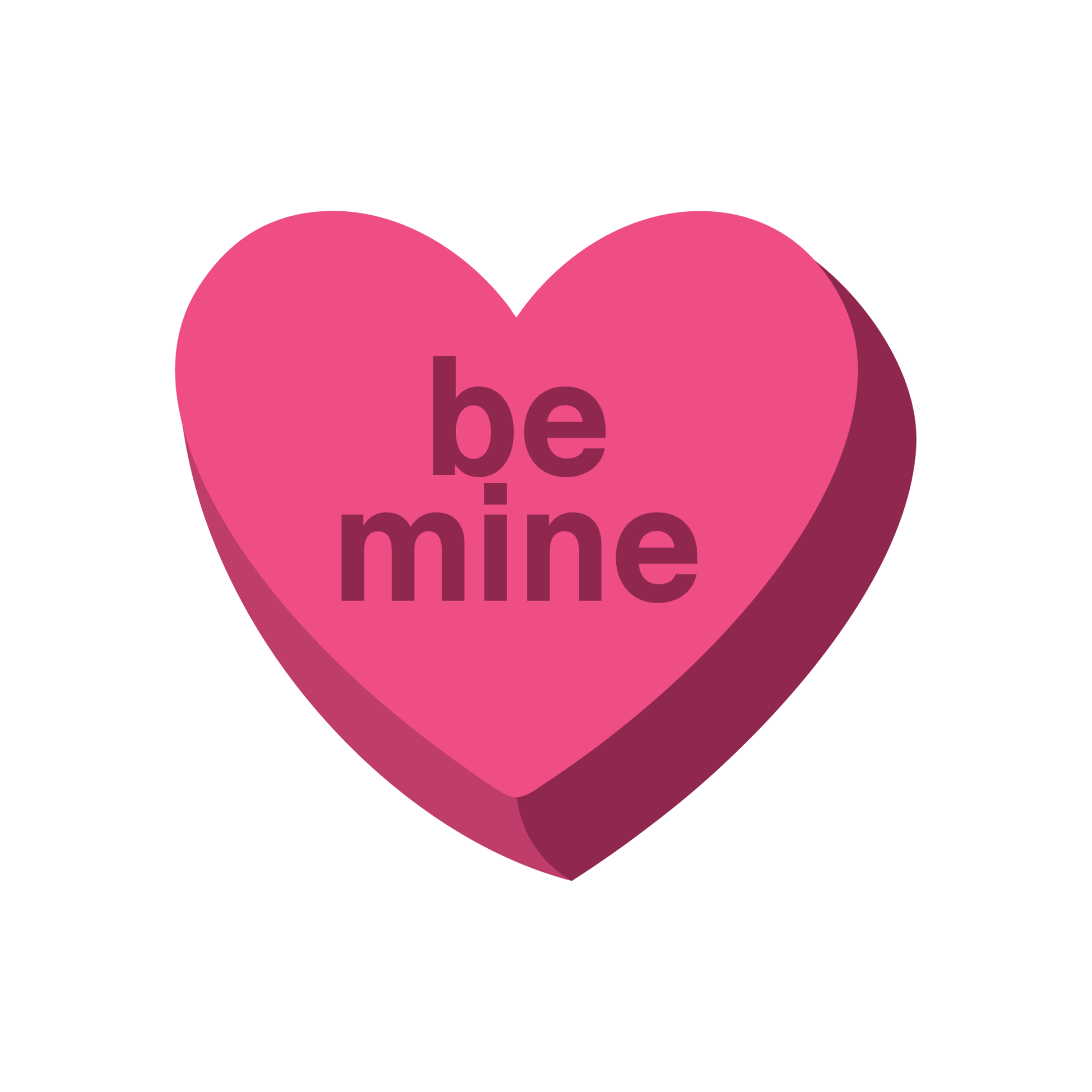 Be Mine Candy Heart | Foam Trucker Hat