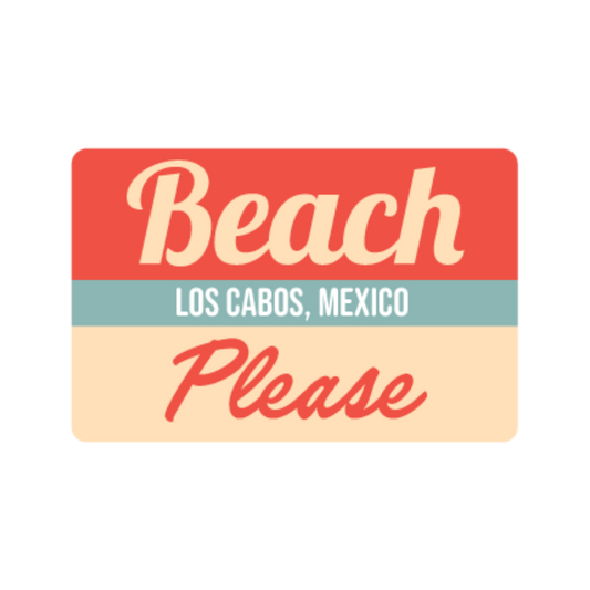 Beach Please | Foam Trucker | White Foam | Name Drop