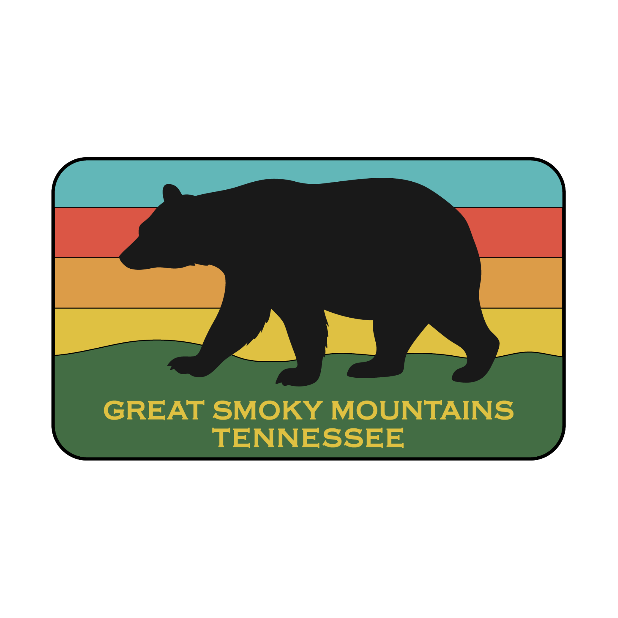 Black Bear Name Drop | Foam Trucker Hat