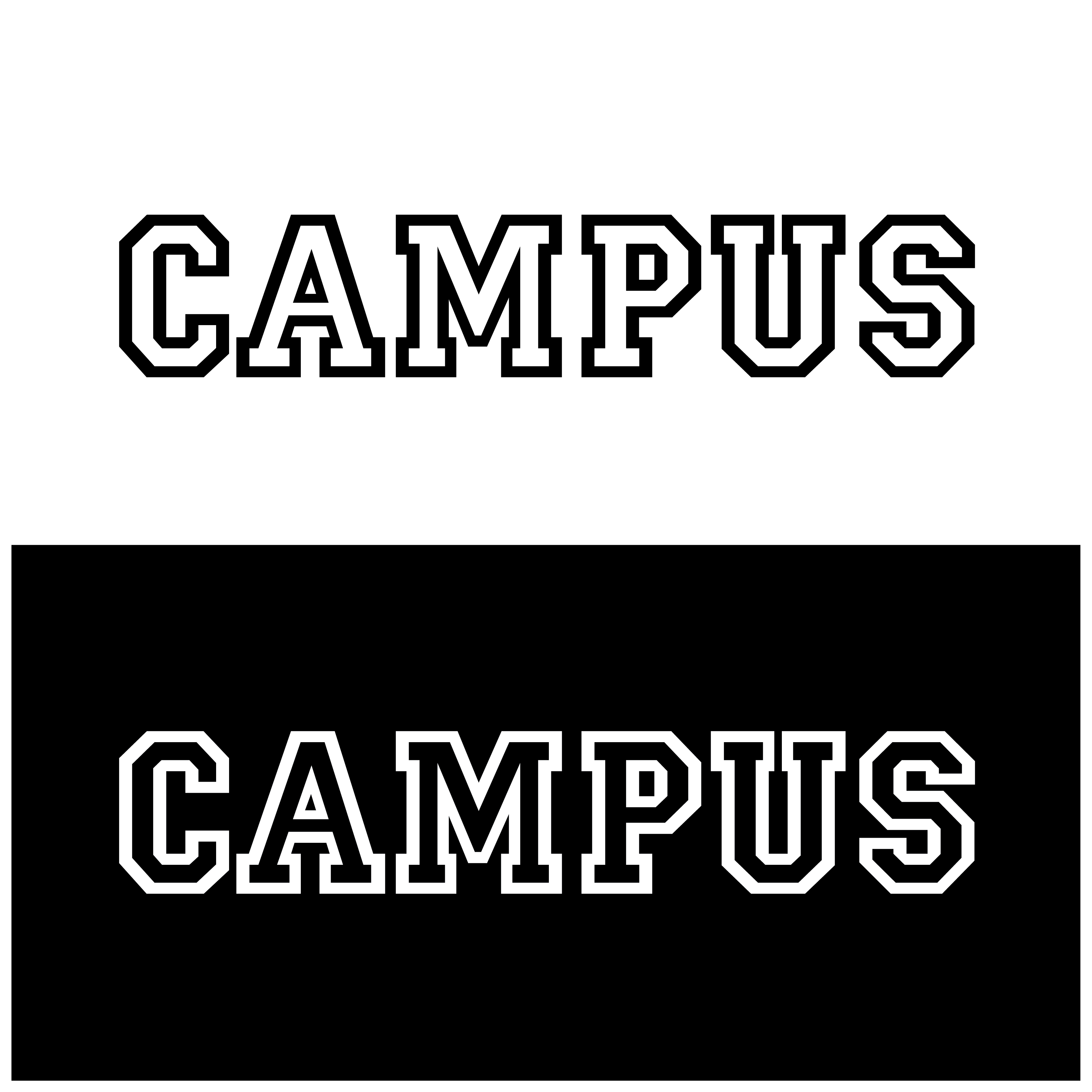 Campus Font Text Design | Foam Trucker Hats