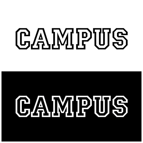 Campus Font Text Design | Foam Trucker Hats