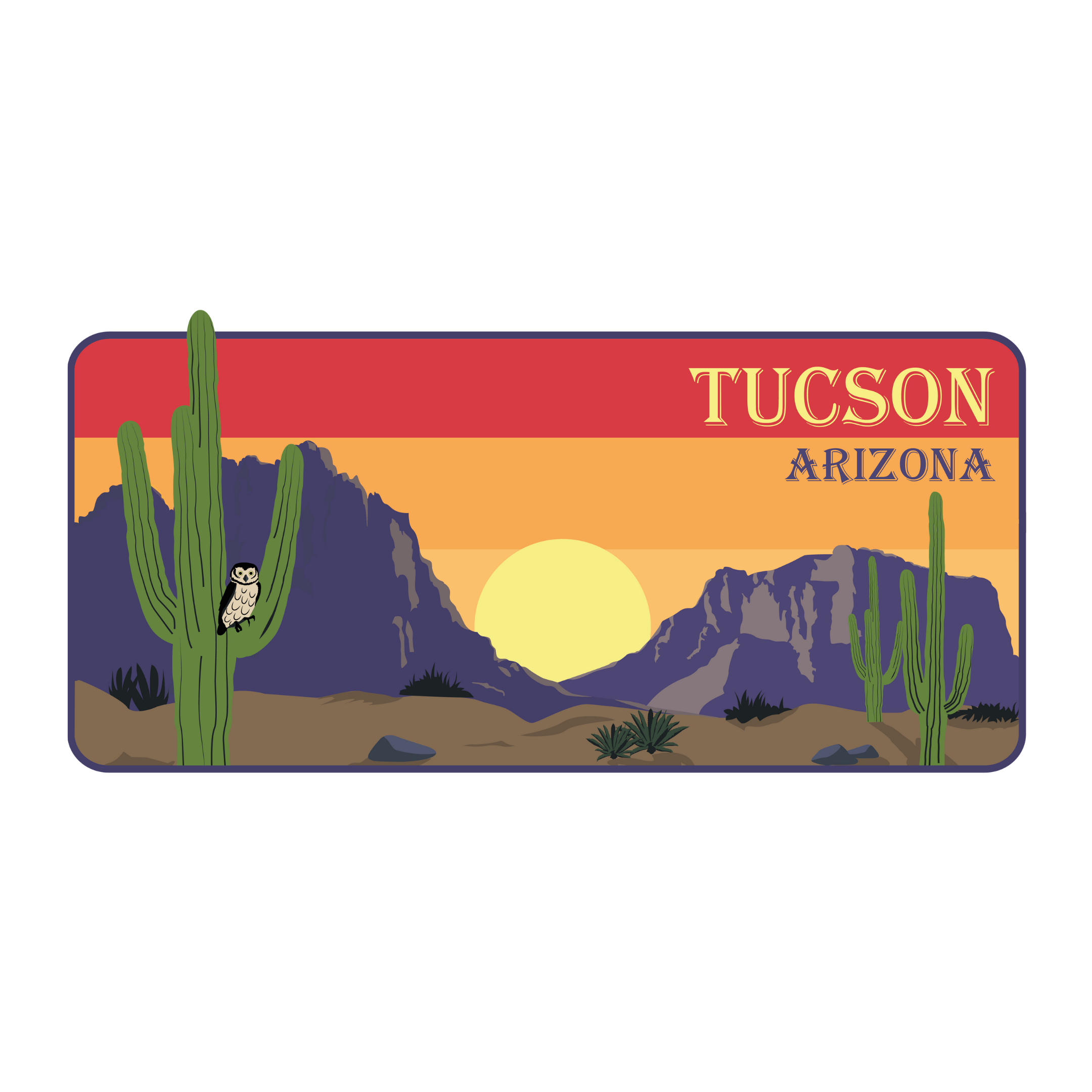 Desert Owl Name Drop | Foam Trucker Hat