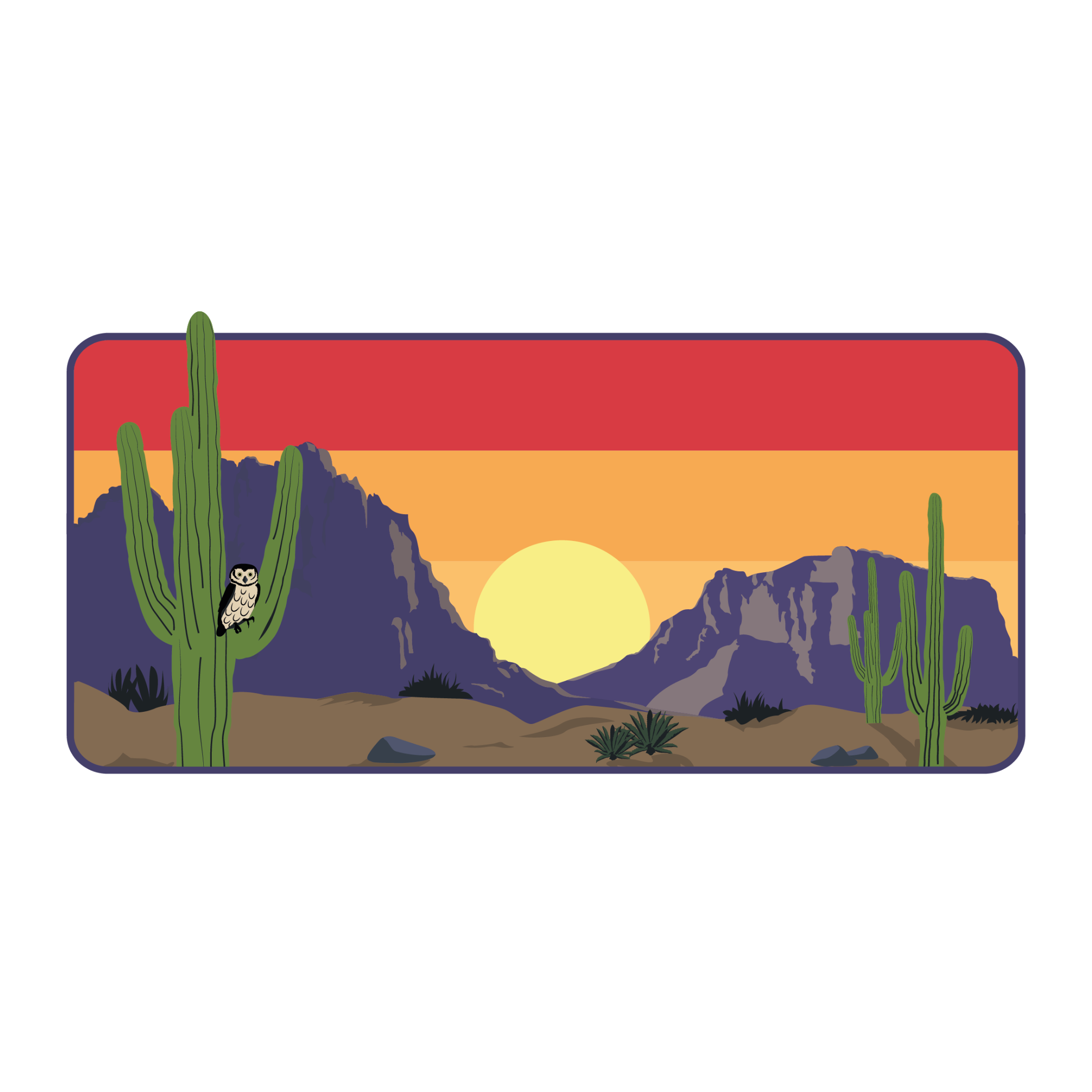 Desert Owl | Foam Trucker Hat