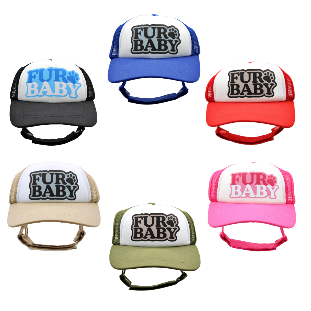 Fur Baby Text Designs | Foam Trucker Hat