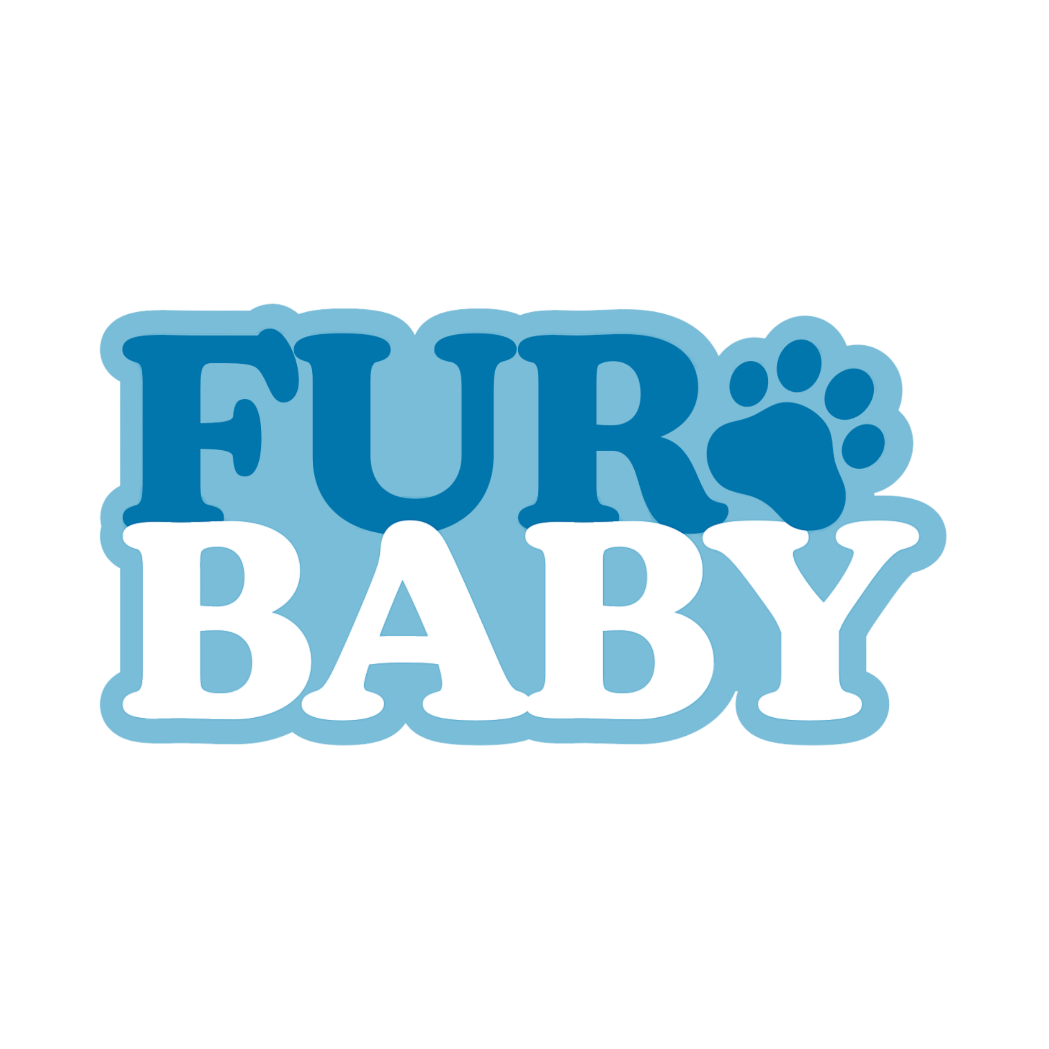 Fur Baby Bubble Text | Foam Trucker Hat