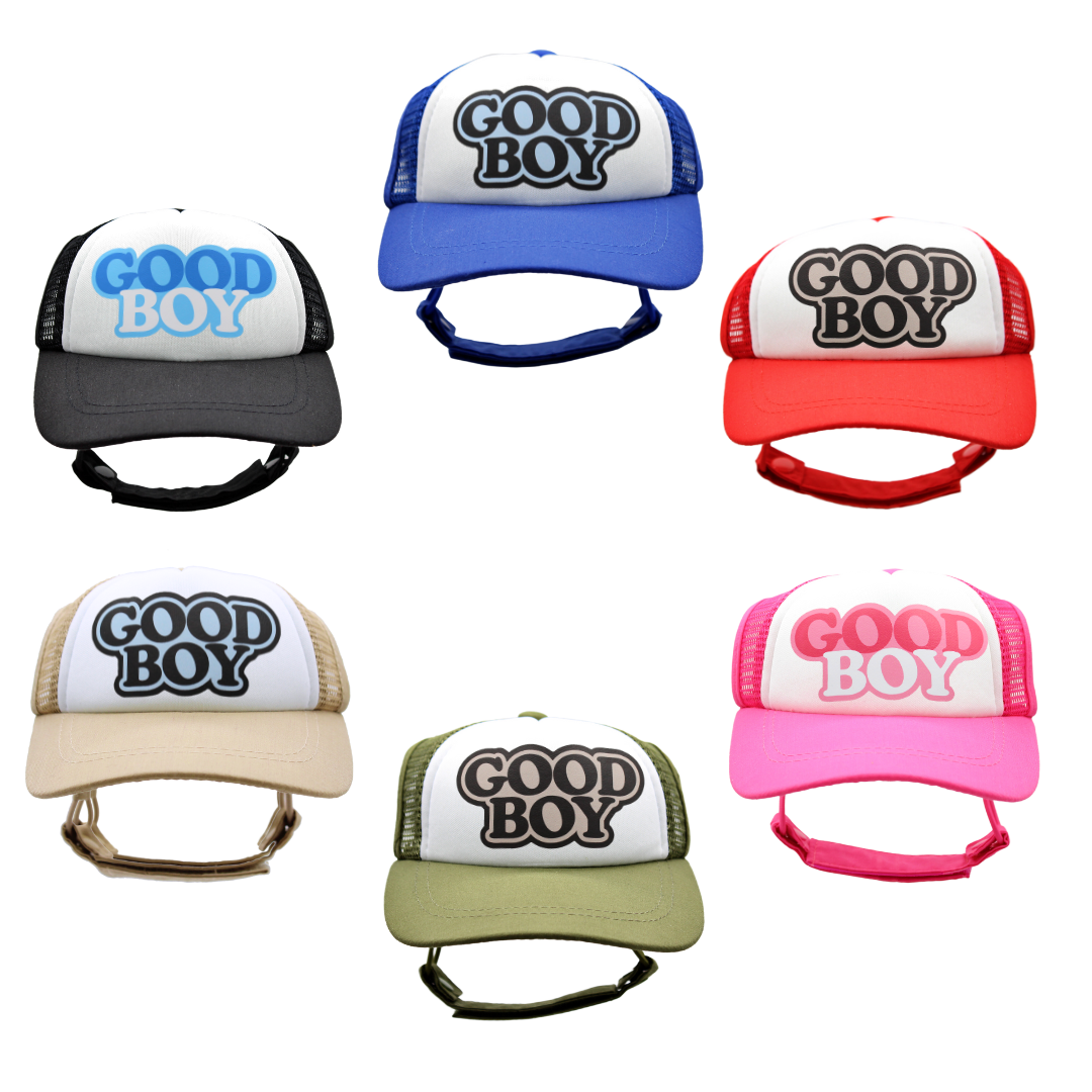 Good Boy Text Designs | Foam Trucker Hat