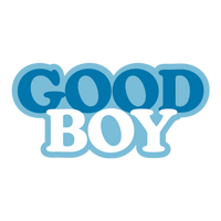 Blue Bubble Good Boy