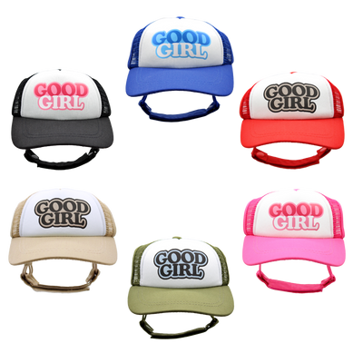 Good Girl Text Designs | Foam Trucker Hat