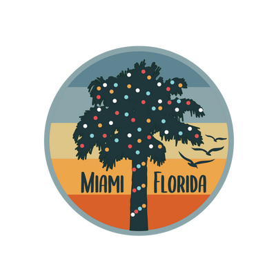 Holiday Palm Name Drop | Foam Trucker Hat
