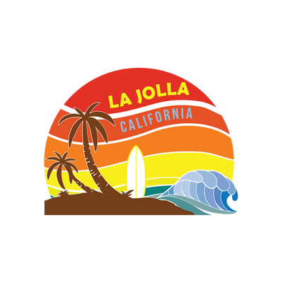 Island Sunset Name Drop | Foam Trucker Hat