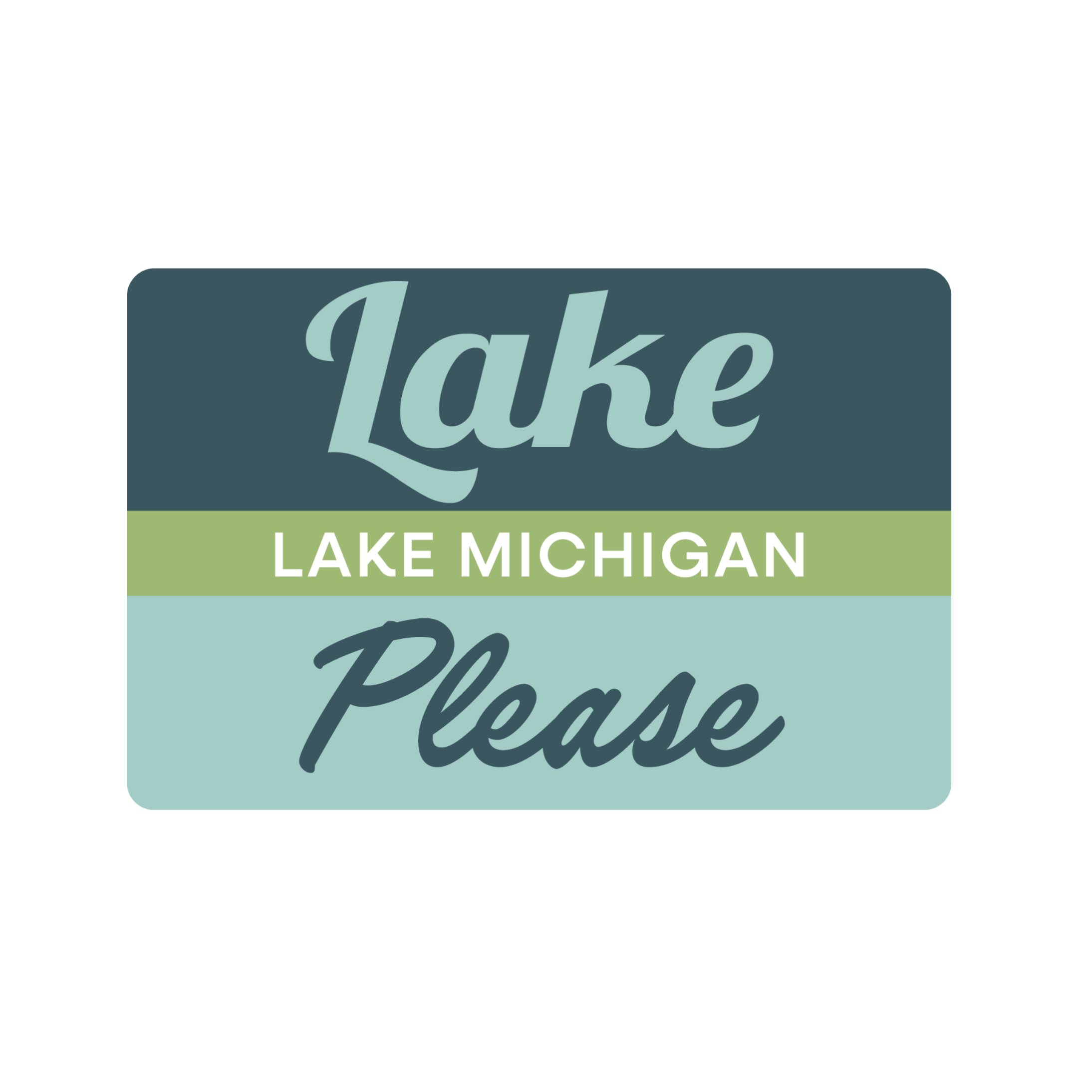 Lake Please Name Drop | Foam Trucker Hat
