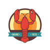 Maine Lobster | Foam Trucker | Solid | Name Drop