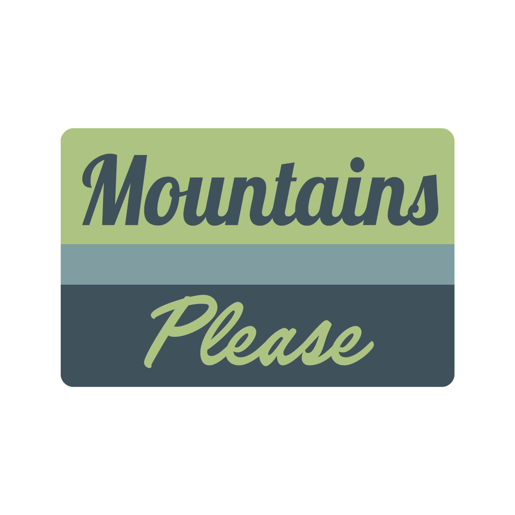 Mountains Please | Foam Trucker Hat