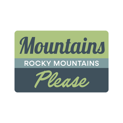 Mountains Please Name Drop | Foam Trucker Hat