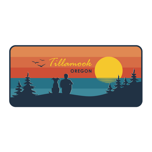Ocean Vista Dog Dad | Foam Trucker | White Foam | Name Drop