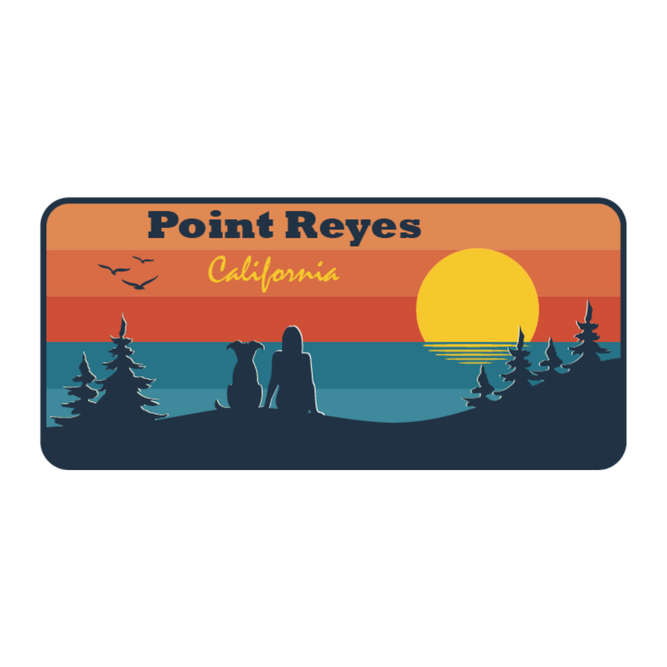 Ocean Vista Dog Mom Name Drop | Foam Trucker Hat