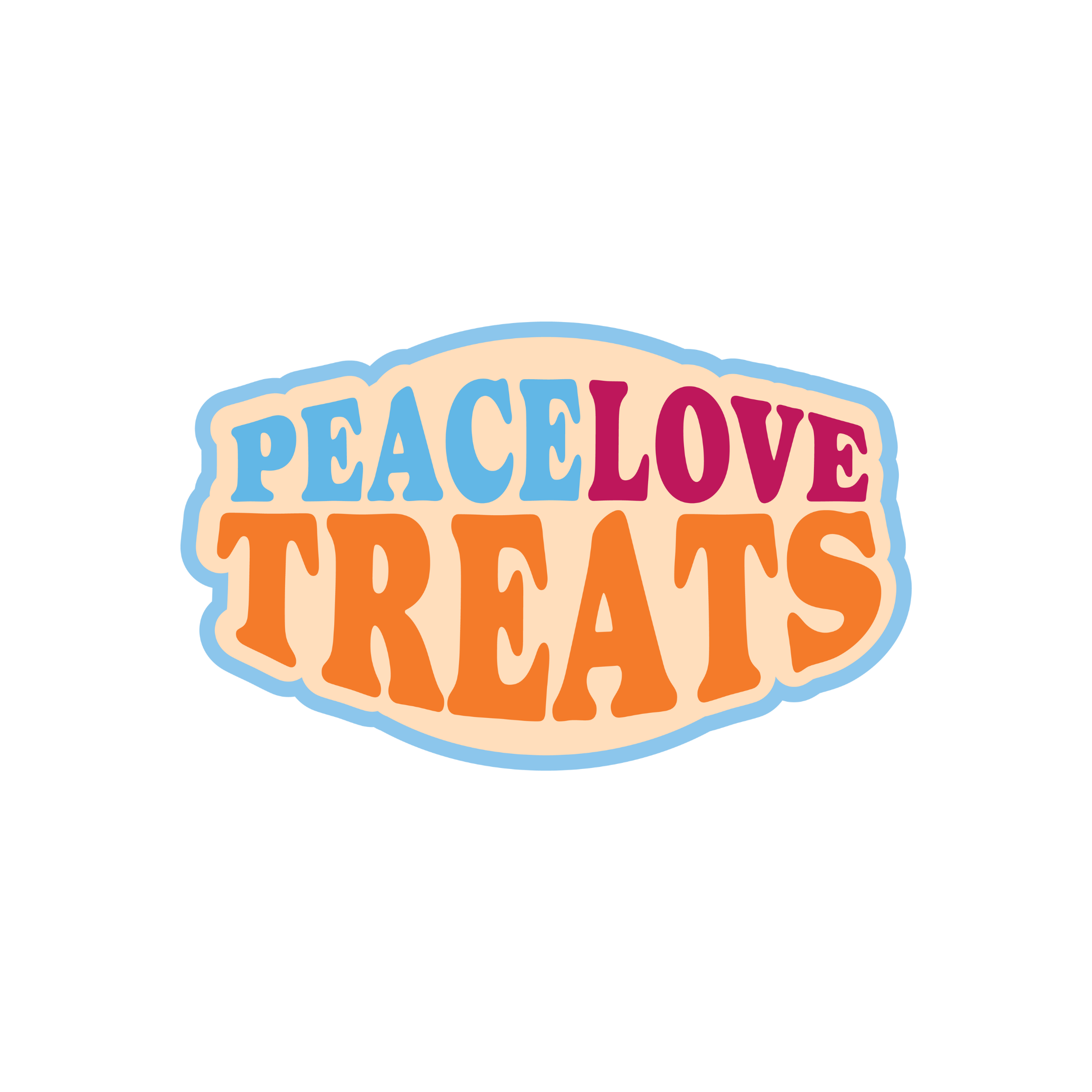 Peace, Love, Treats | Foam Trucker Hat