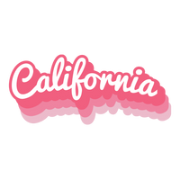 Pink Retro Text