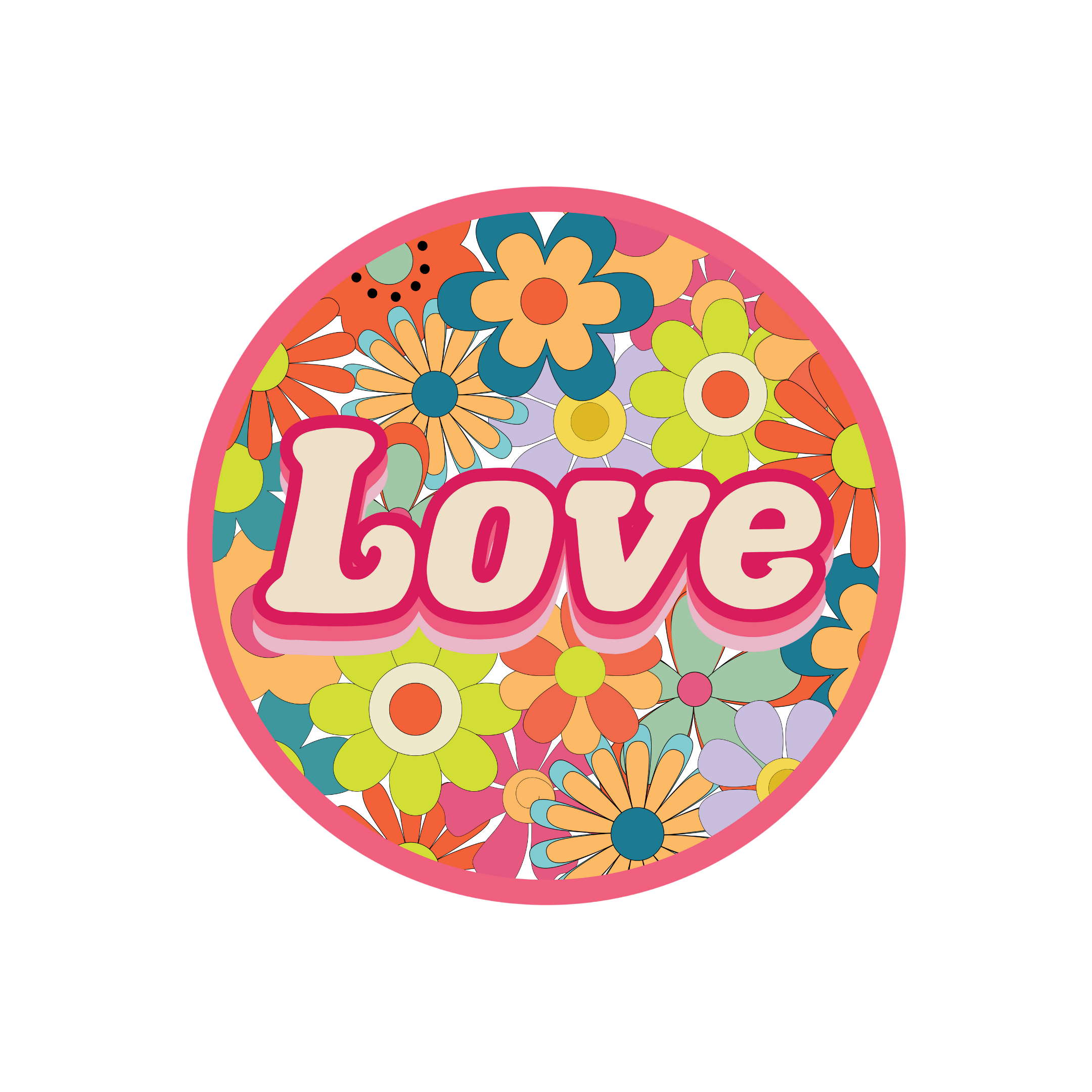 Retro Love | Foam Trucker Hat