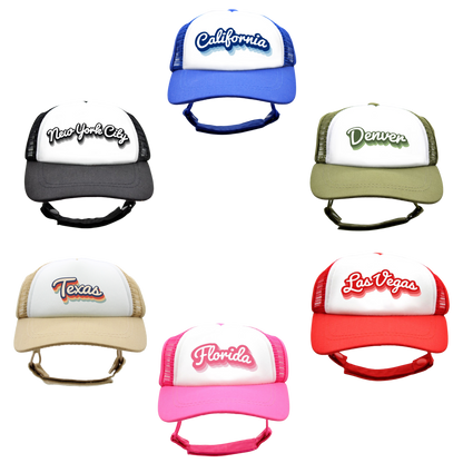 Retro Text | Foam Trucker | White Foam
