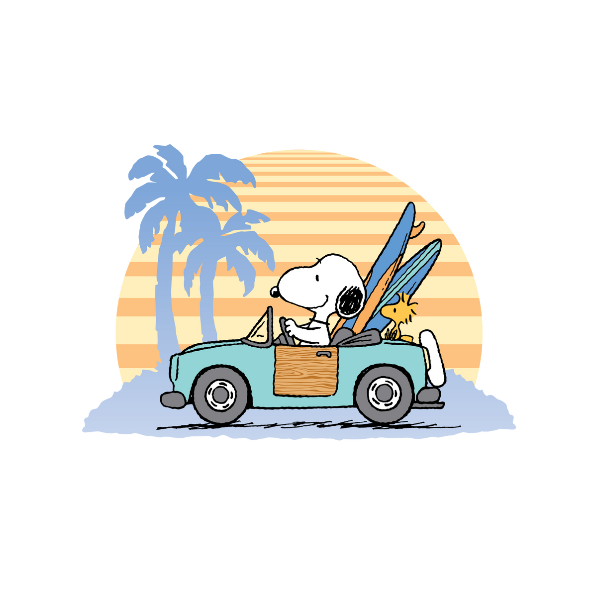 Snoopy’s Coastal Cruise | Foam Trucker Hat