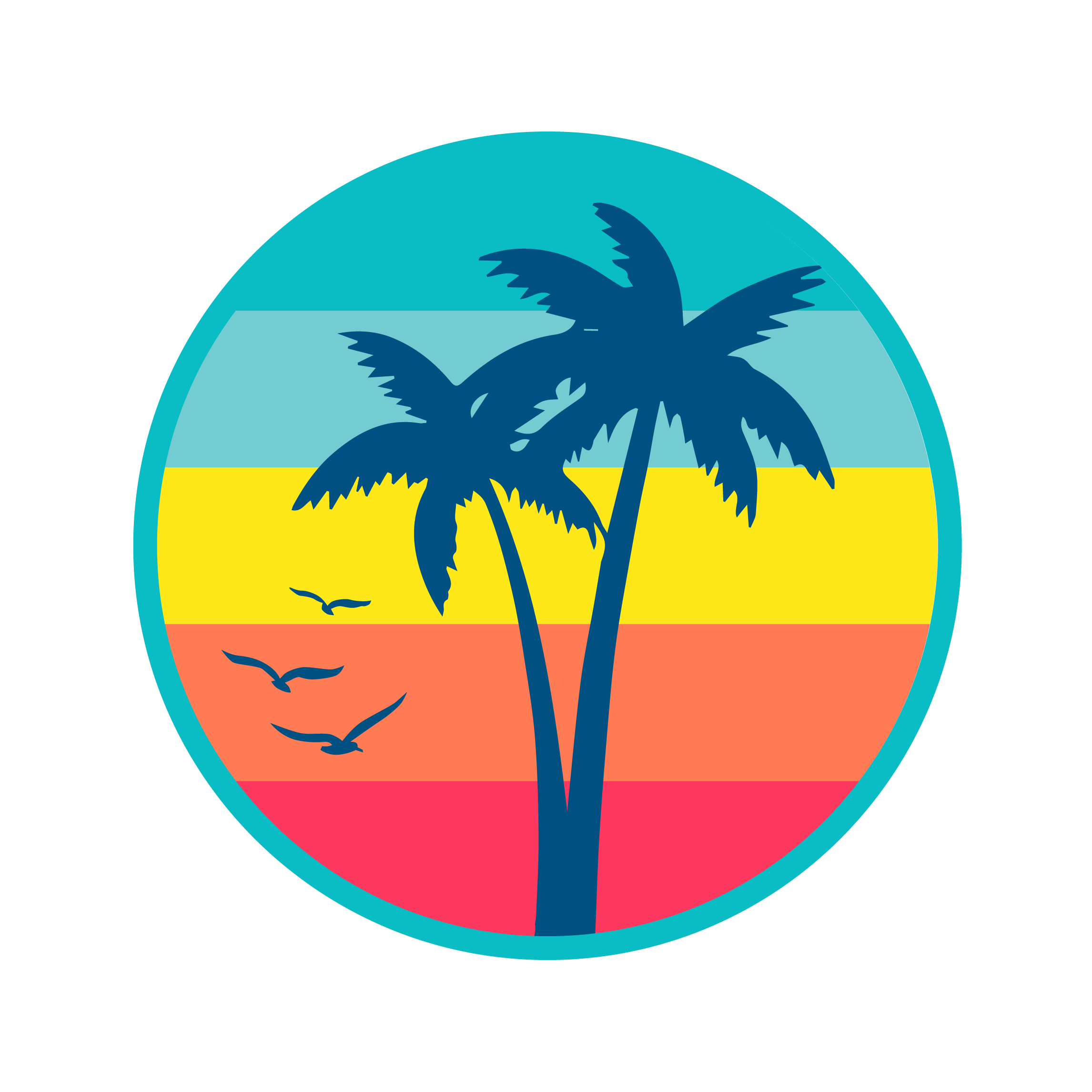 Summer Palm | Foam Trucker Hats