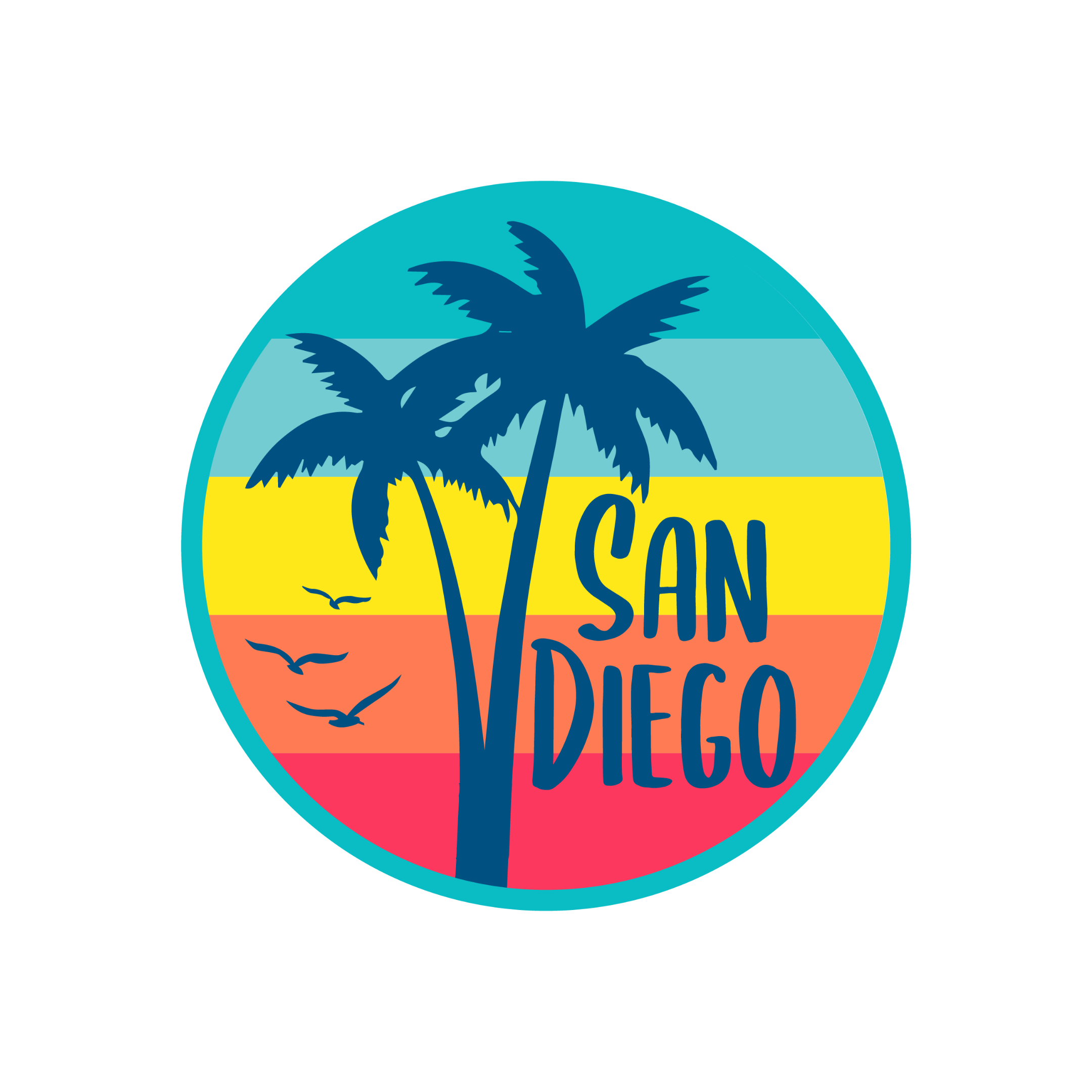 Summer Palm Name Drop | Foam Trucker Hat