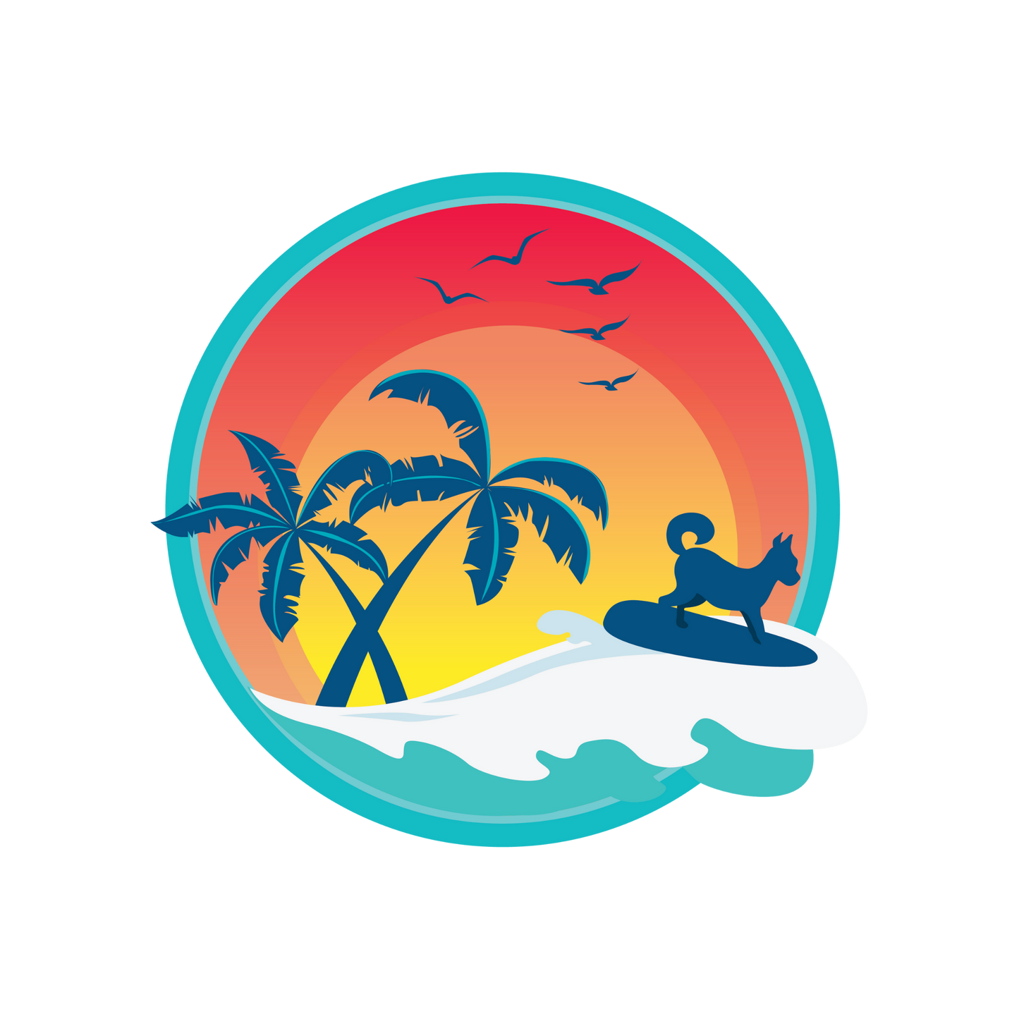 Surfer Dog | Foam Trucker | Solid