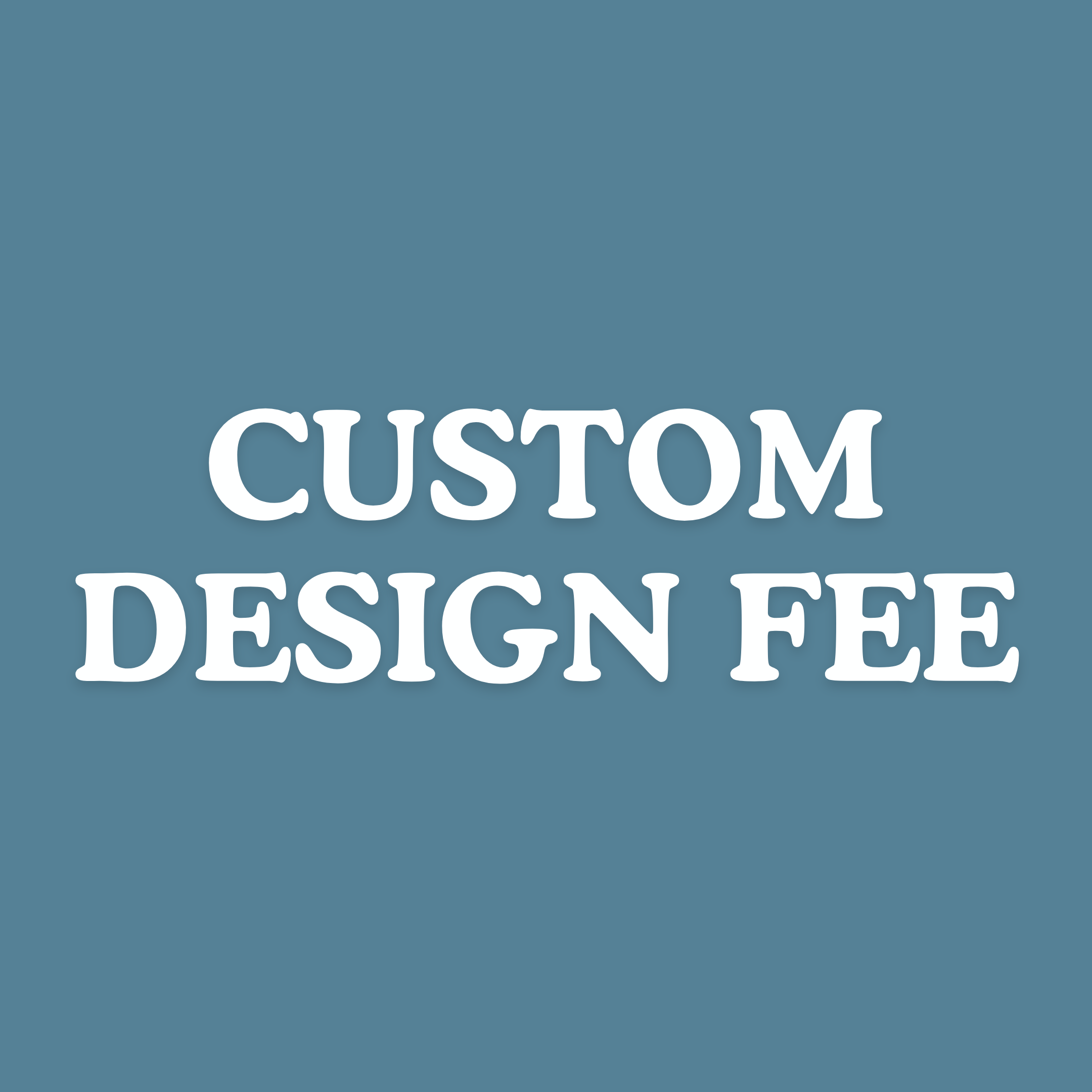Custom Artwork Setup Fee